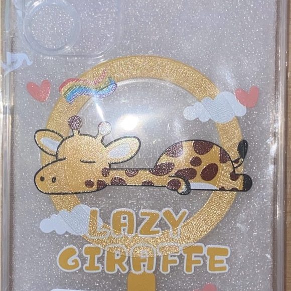 CIOMIO Lazy Giraffe Samsung Galaxy S23 Plus Magnetic Clear Case  New - Picture 4 of 5